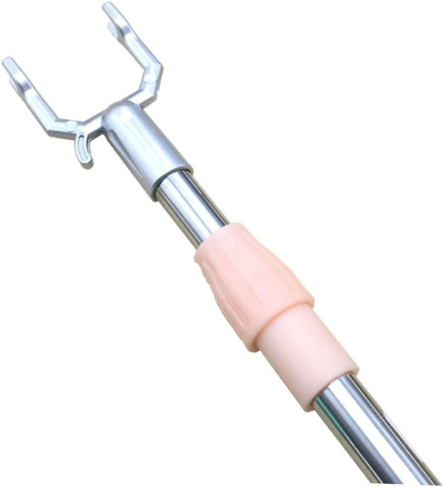 Retractable Telescoping Clothesline Prop - for Drying Rack and Hanging Clothes,
