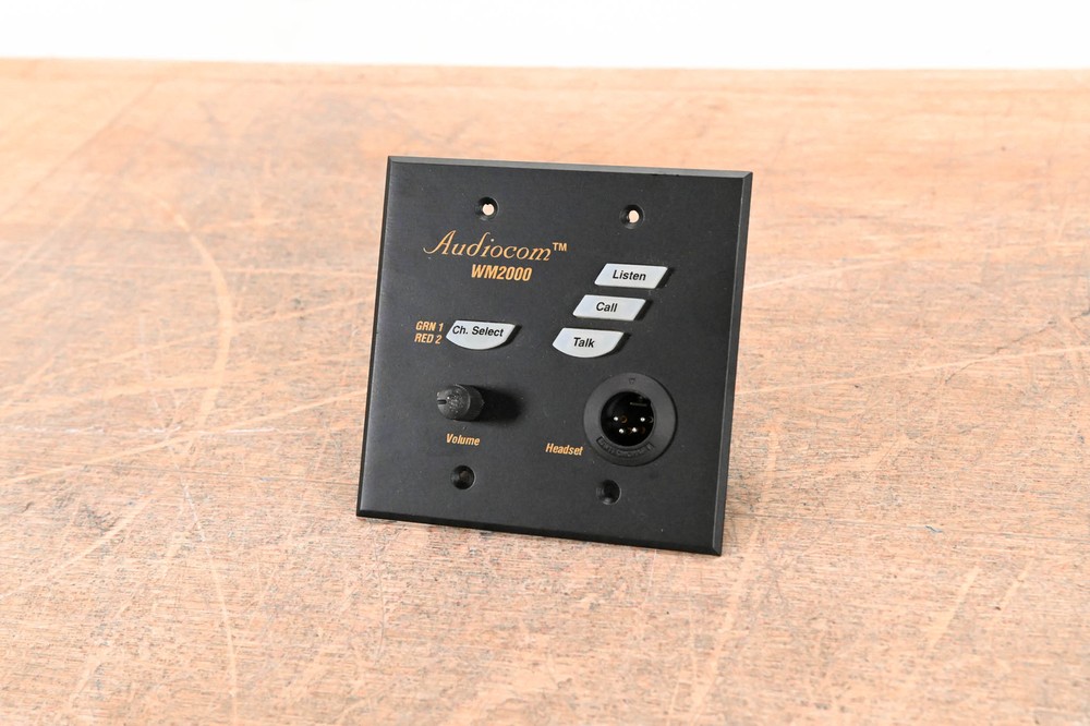 Telex Audiocom WM2000 Wall Mount Intercom Headset Station