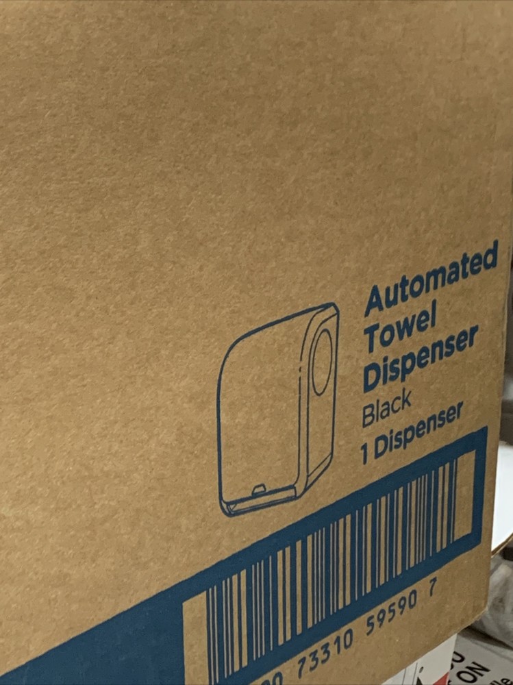 Automated Towel Dispenser Black
