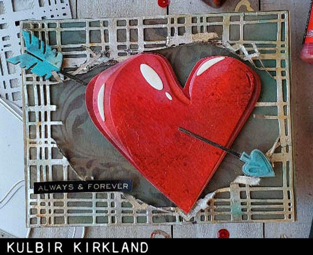 Sizzix Thinlits Lovestruck Colorize 16pc set #665852 Retail $34.99 Tim Holtz