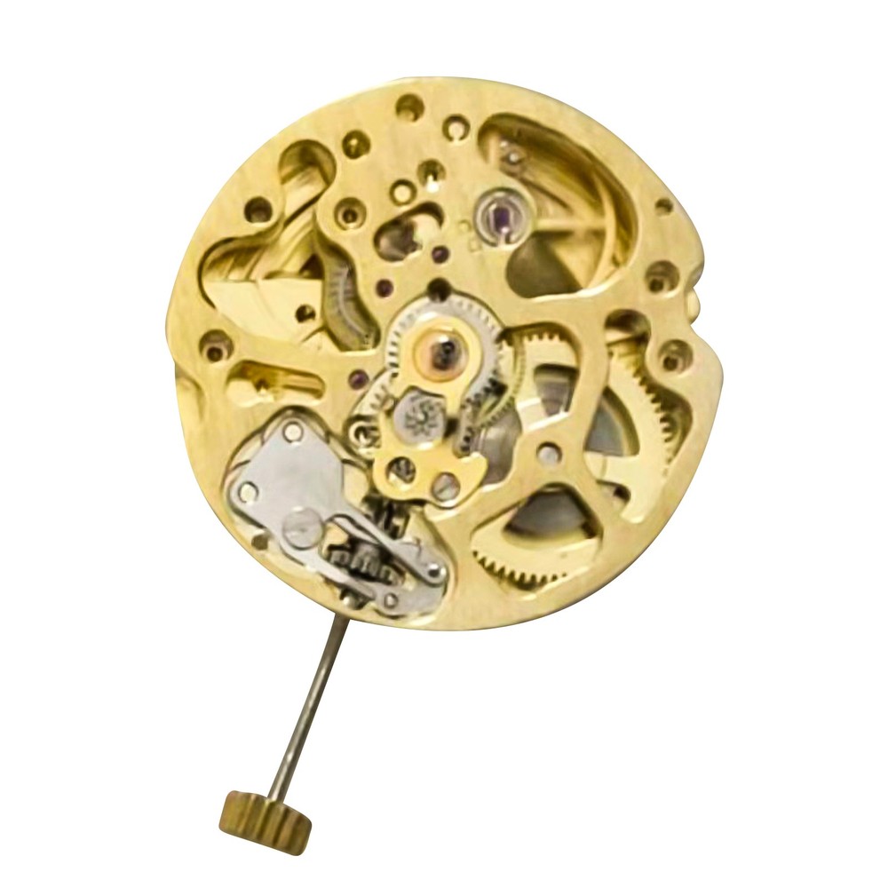 27mm Gold Skeleton 2004 Adjustment Radiation Pattern Automatic Watch Movement