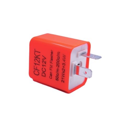 12V Flasher Relay 2 Pin Flash Adjustable Fix LED Electronic CAR Motorcycle