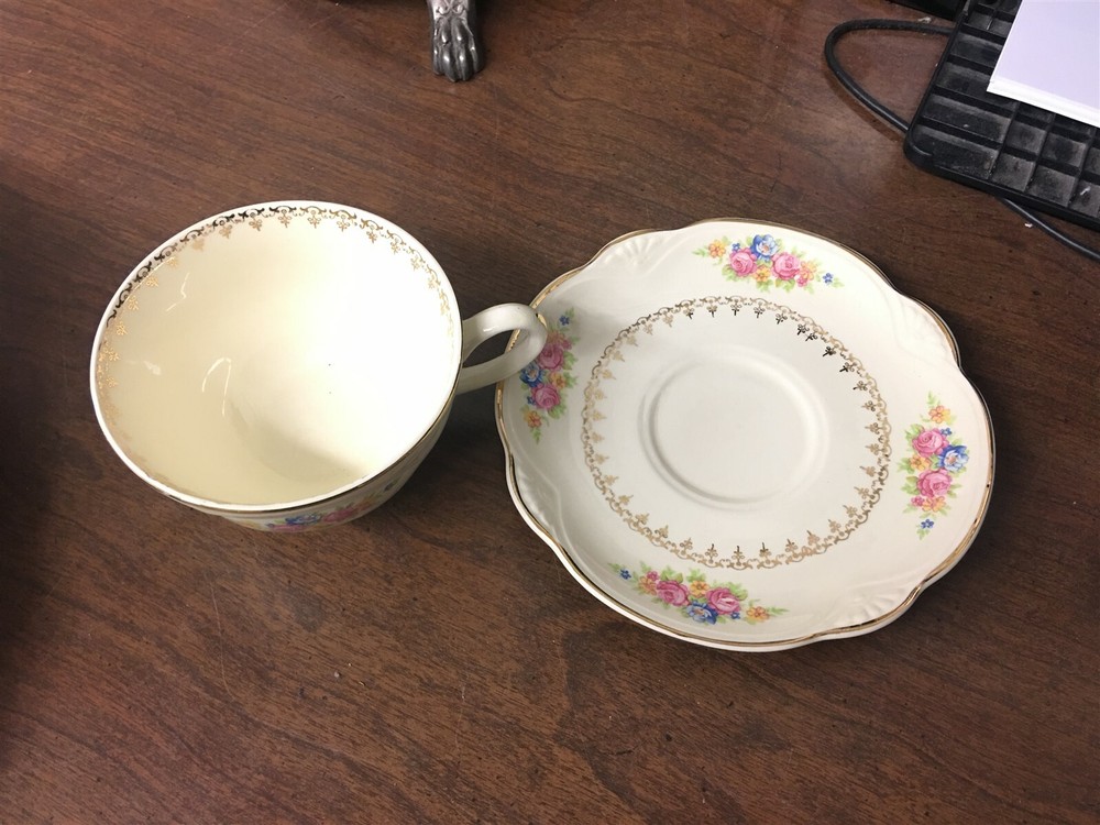 Homer Laughlin Pattern M203 Cup & Saucer
