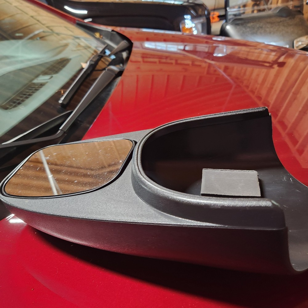 Removable towing mirrors for GMC Canyon, black