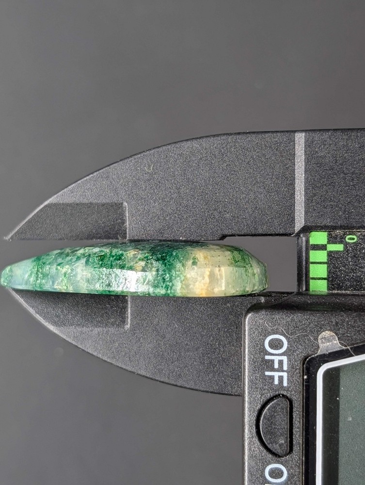 Moss Agate - Faceted Cabochon