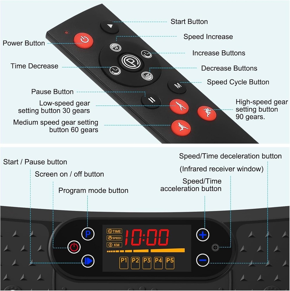 Powerful Vibration Plate for Weight Loss - Efficient Muscle Activation Machine