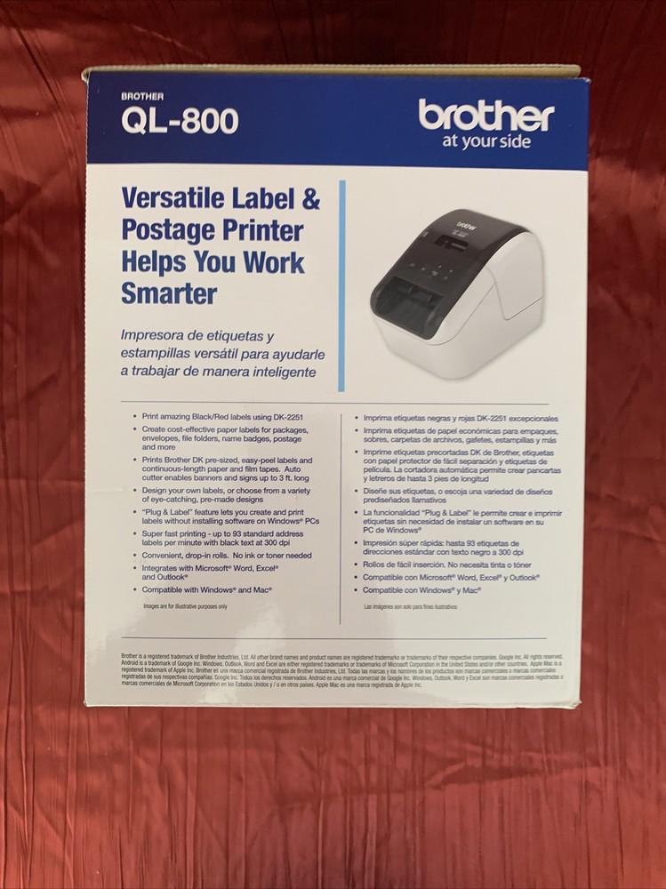 *NEW* Brother QL-800 High-Speed Professional Label Printer