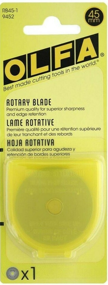 OLFA ~ (RB45-1 9452) - Rotary Blades Replacement - 45mm