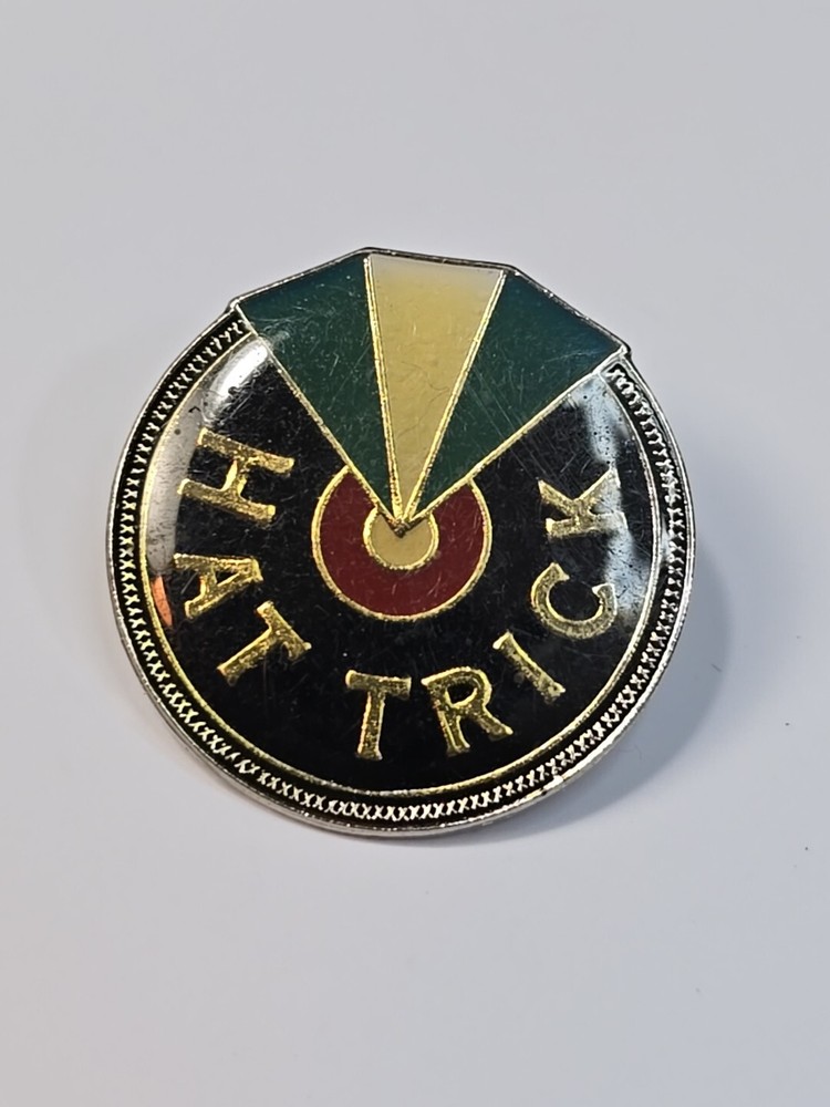 Hat Trick Darts Score Lapel Pin
