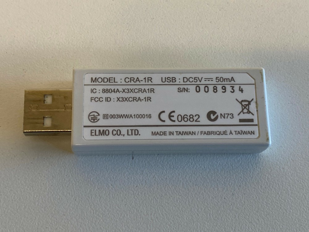 Elmo CRA-1 Wireless Slate /Tablet With Battery & Wireless USB Dongle