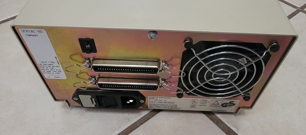 Exabyte EXB-8500ST External SCSI Tape Drive