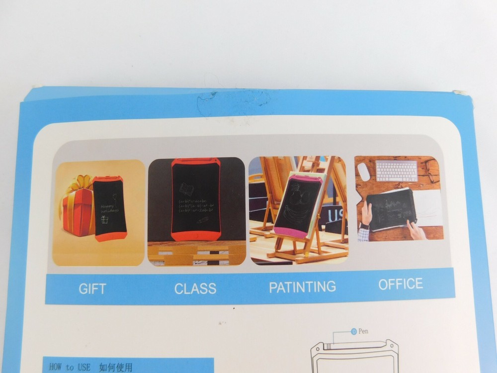 Ultra-Thin LCD Writing Pad Erase Button Drawing Tablet