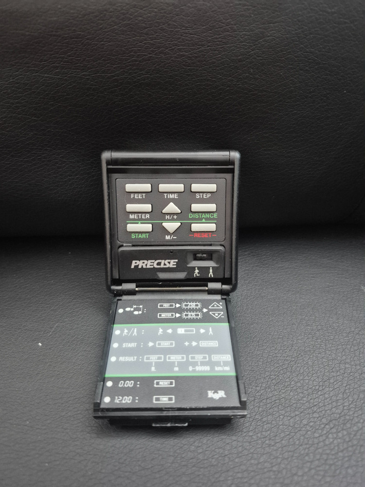 Precise International Comp U Step Electronic Pedometer Vintage.