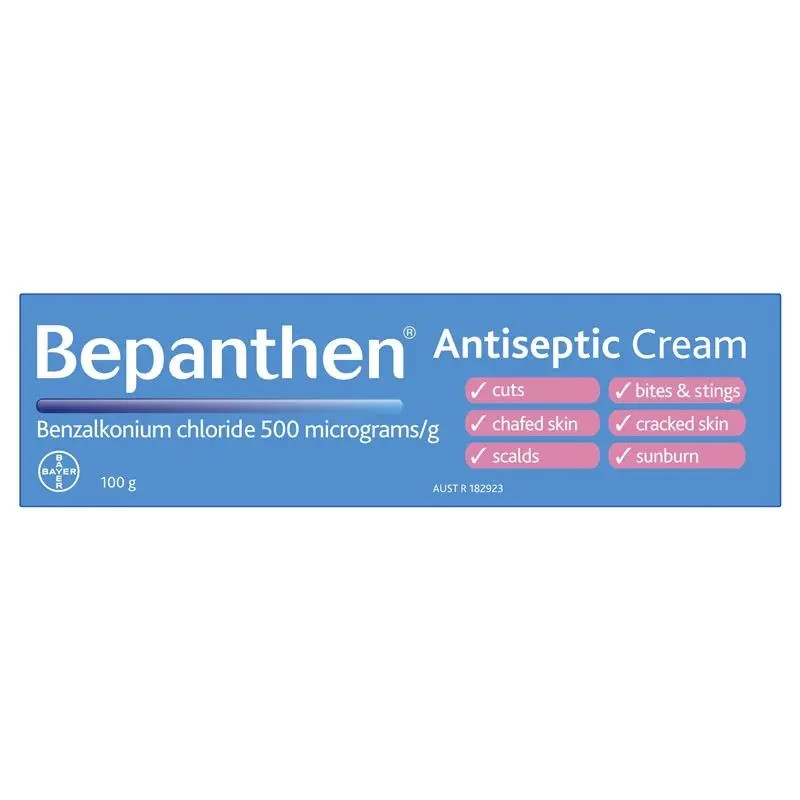 2X Bepanthen Antiseptic Cream 100g