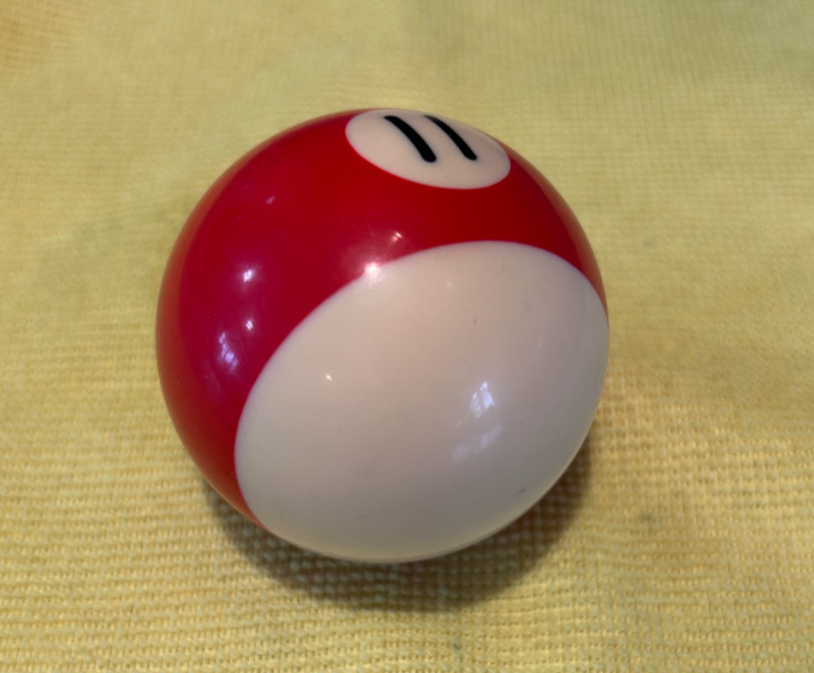 Replacement #11 Billiard Pool Ball 2 1/4" Diameter