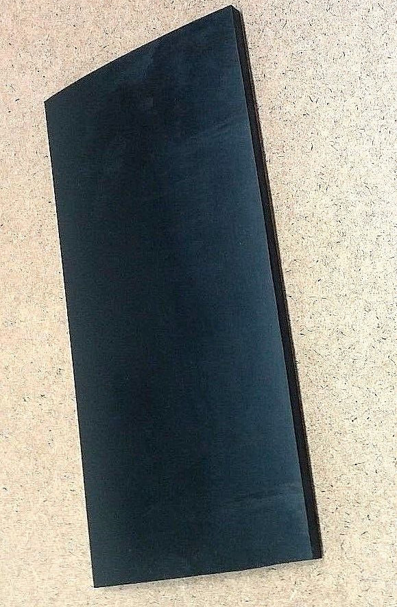 Neoprene Rubber Solid Flex Sheet 3/16" Thick x 8" x 12" Rect  60 D Std Flex
