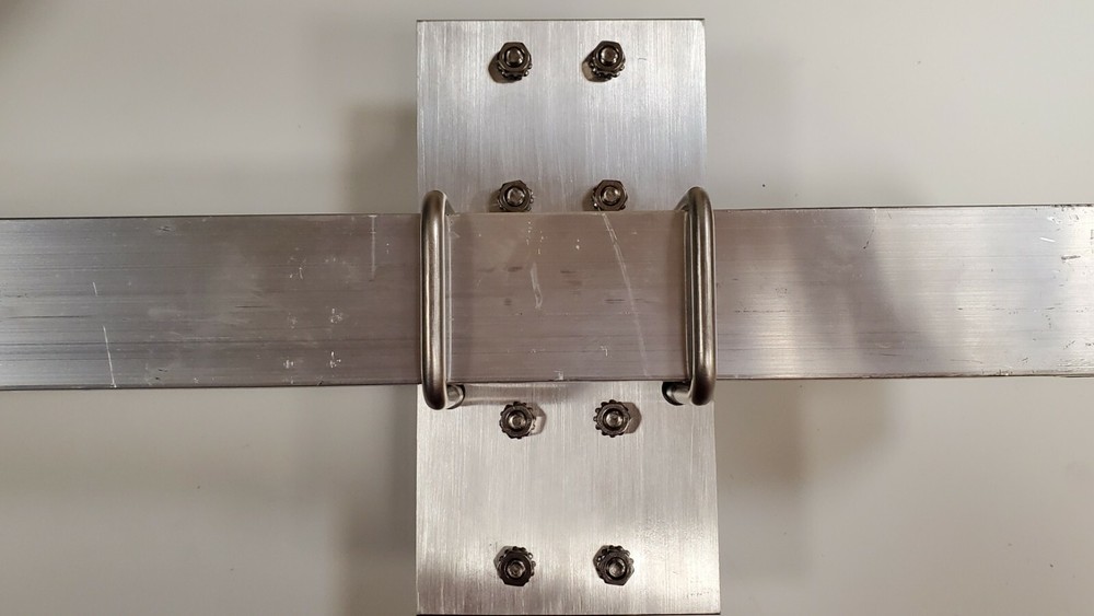 4" x 8"Dipole-Driven Element Al.Antenna Plate-1" Driver Element to 2"SquareBoom