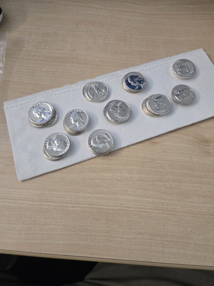 Pre 1965 Washington 90% silver Proof quarters