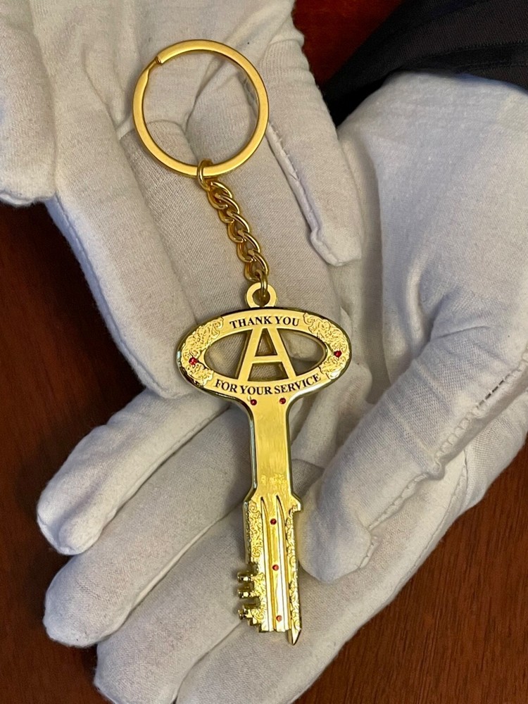 Jail Keychain: THANK YOU FOR YOUR SERVICE Ruby Edition (With Gift box)