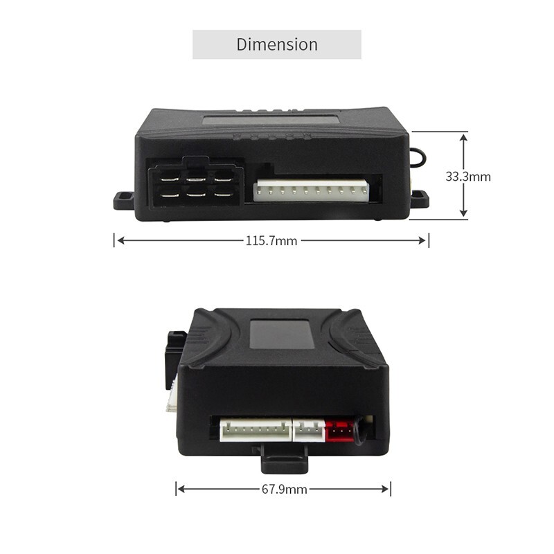 EASYGUARD 2 Way Car Alarm remote auto Start LCD Display microwave/shock sensor