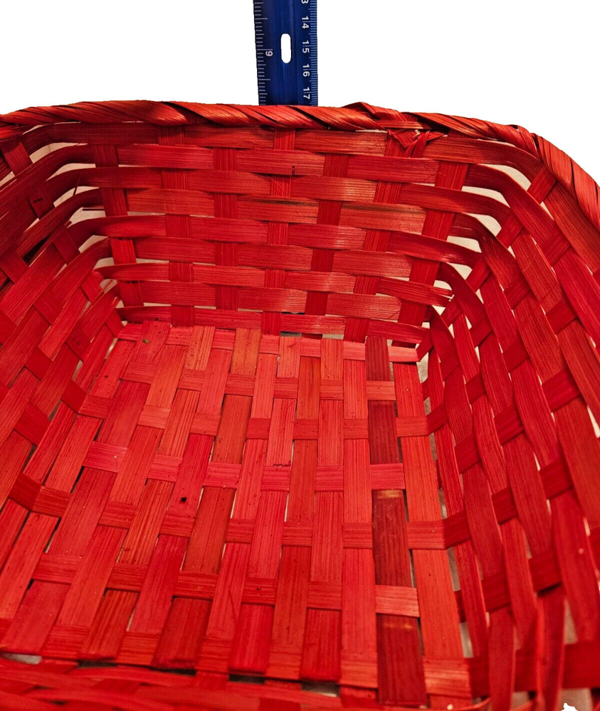 Festive Decorative Red Baskets (2)