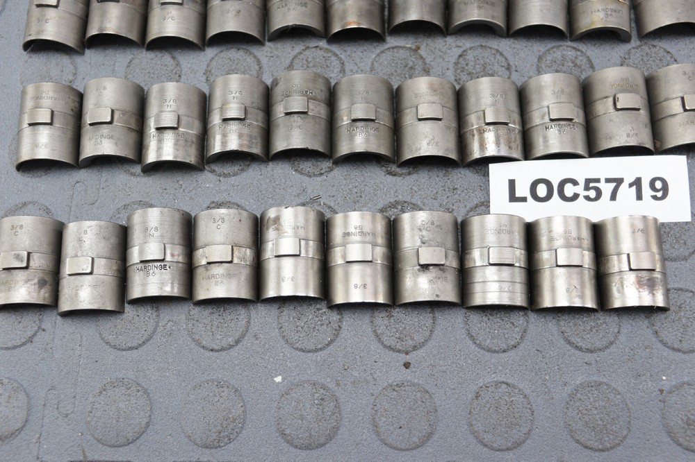 HARDINGE ( 3/8'' SQUARE ) B6 COLLET PADS READ DESCRIPTION ! LOC5719