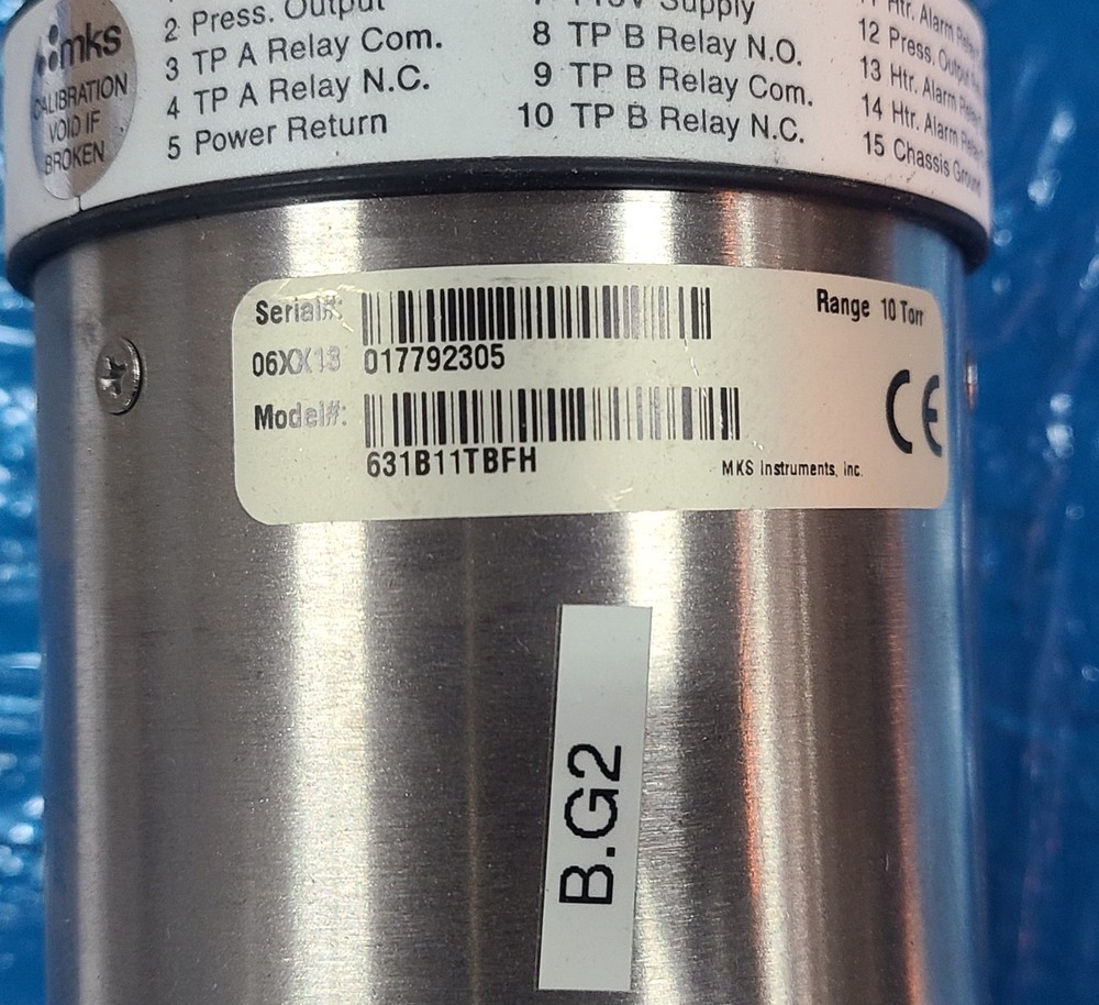 MKS 631B11TBFH Capacitance Manometer