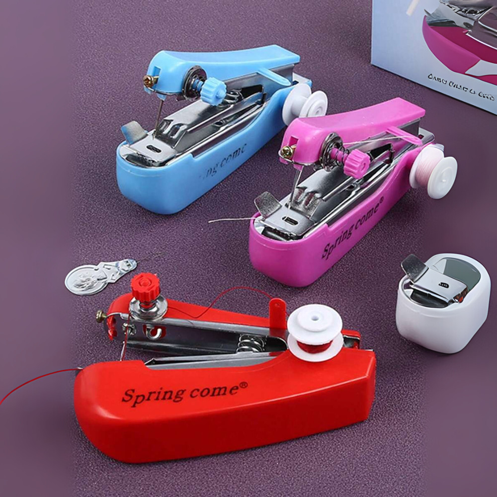 Handheld Sewing Machine Portable  Mini Stitching Machine Quick Sewing DIY Craft