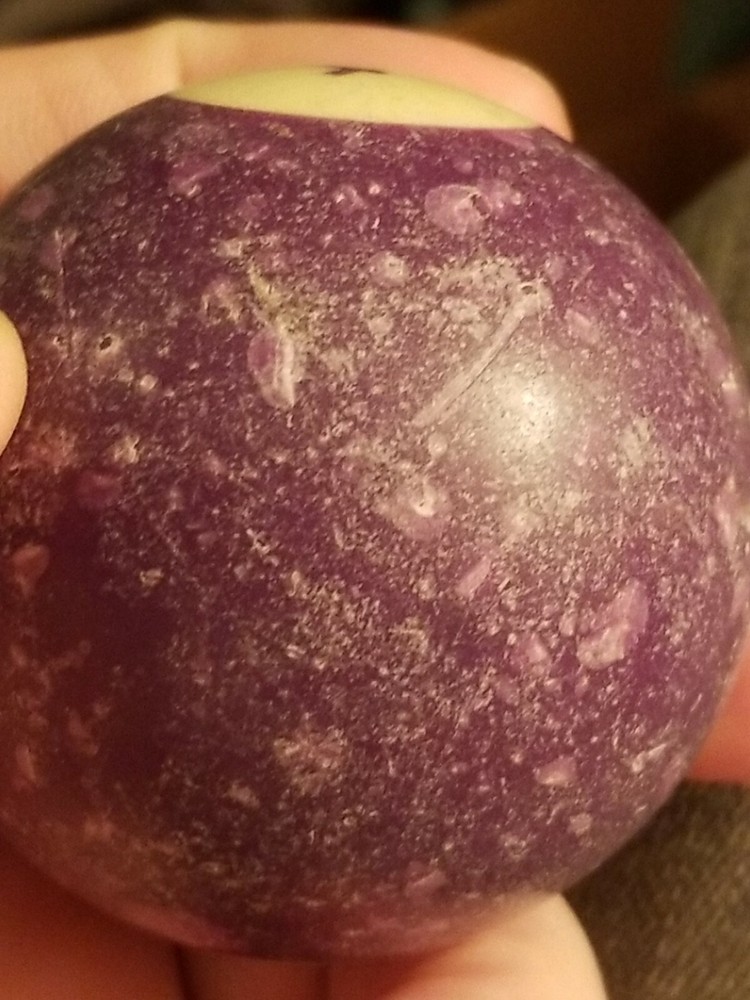 Vintage Bakelite Solid 4 Ball Billiard Pool Replacement 2 1/4" Standard Size