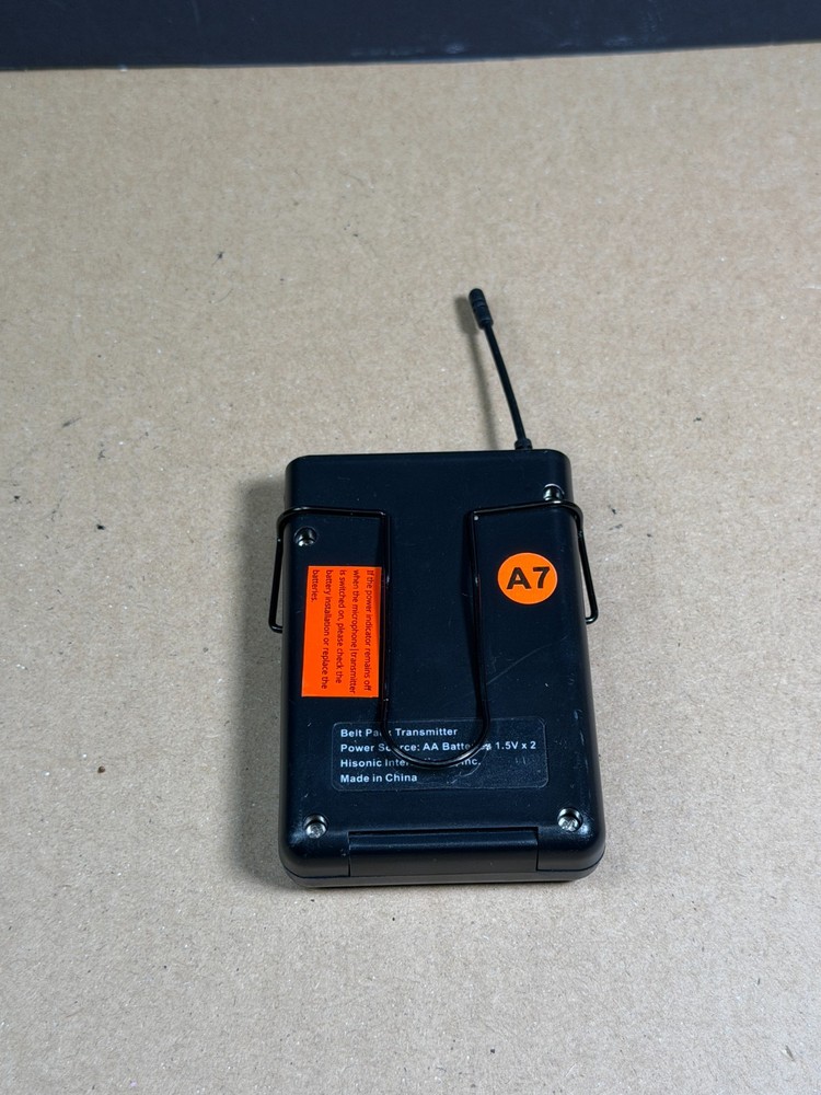 Hisonic Belt Pack Wireless Transmitter Works Ships Fast!!!
