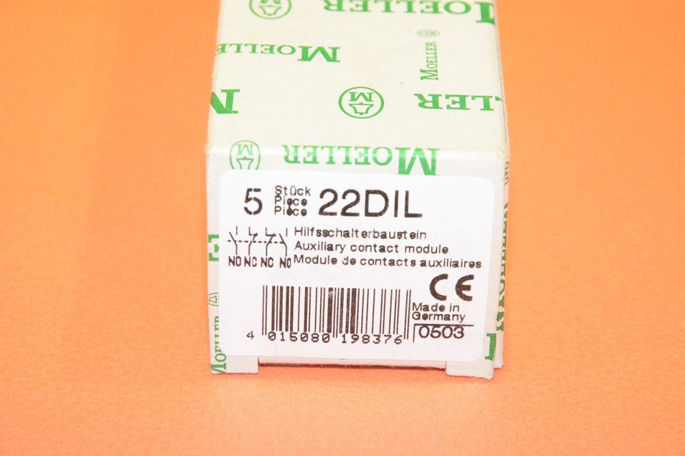 Moeller 22DIL auxiliary switch module 5 pieces