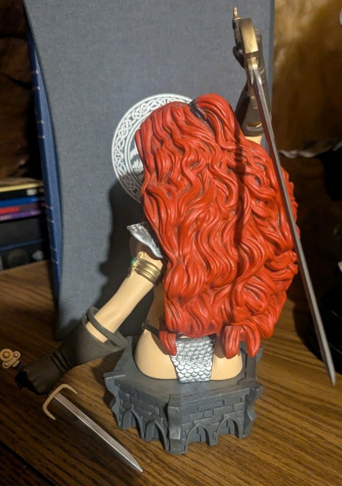 Dynamite Red Sonja Bust by Arthur Adams Standard Color Version