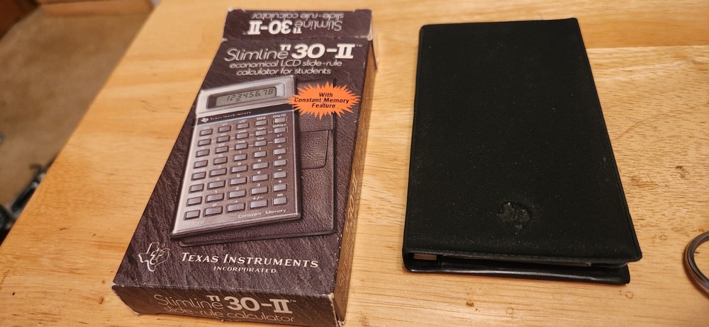 Slimline TI 30-II Texas Instruments Calculator