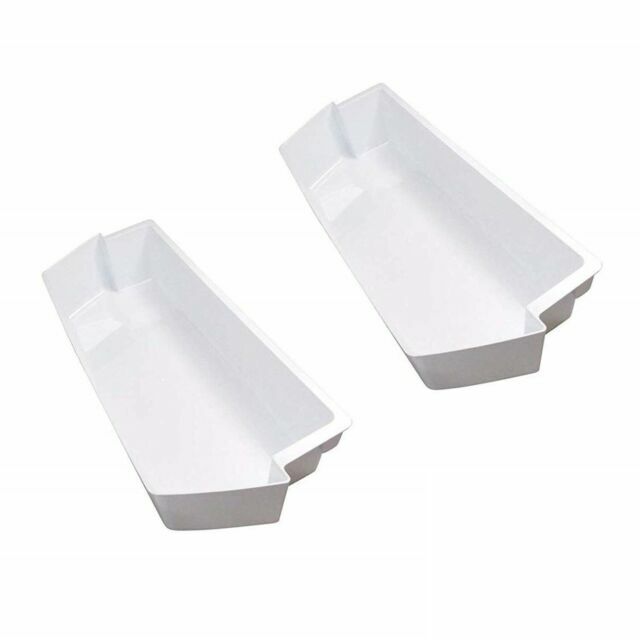 WP2187172 Refrigerator Door Bin Replacement Whirlpool/Kenmore WHITE 2 Pack