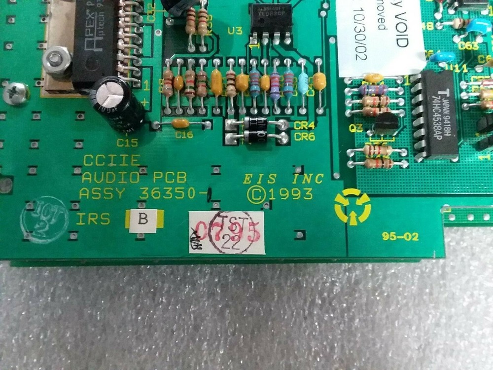 36350-1 Executone CCIIE Audio PCB Card