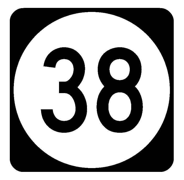 Iowa Highway 38 Sticker Decal