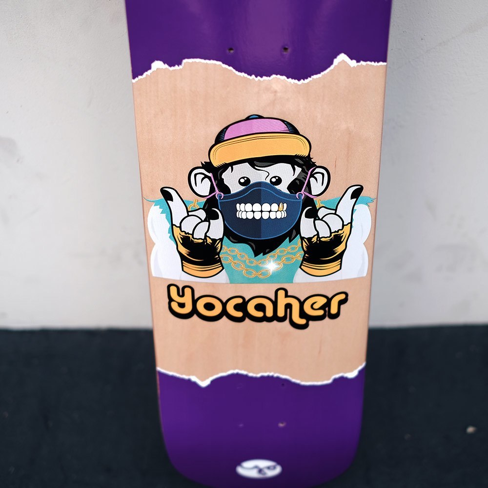 Graphic Skateboard 7.75" Complete - Chimp Series - Speak No Evil