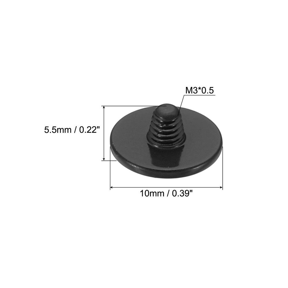 5 x Camera Shutter Button Shutter Release Button Convex Black