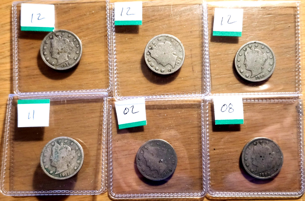 NICE LOT LIBERTY NICKELS AVG CIRCULATED