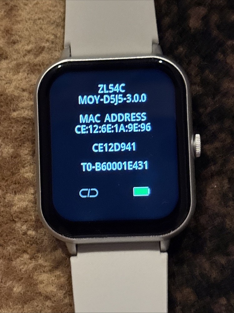 Smart Watch, Model:ZL54C, BLACK