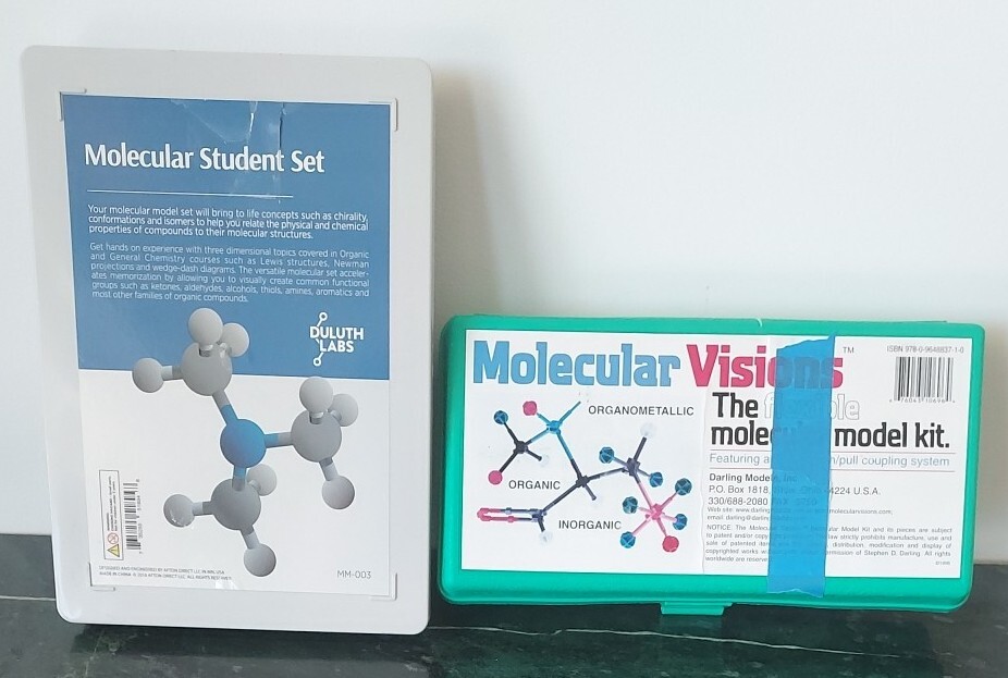Lot 2 Molecular Student Sets Duluth Labs MM-003 & & Molecular Visions Model Kit
