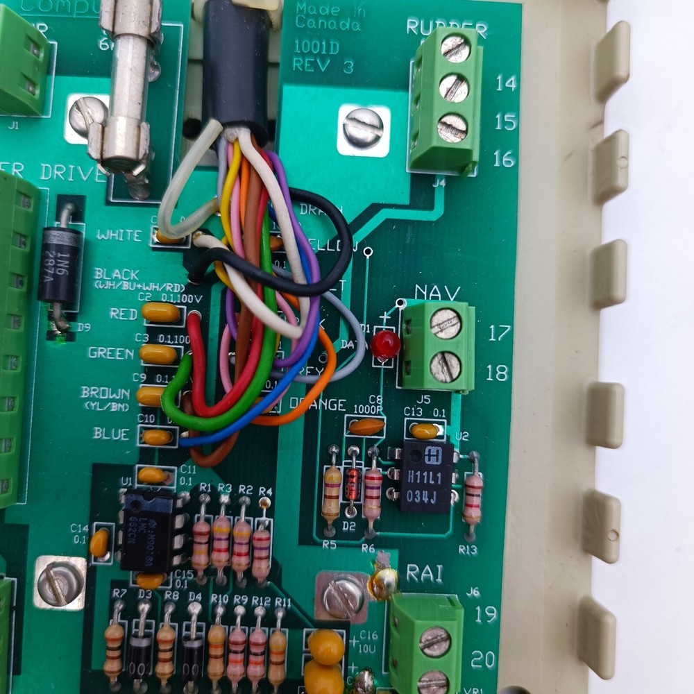ComNav Marine Computer CompuNav 1001D Autopilot Boat Pilot Control COM NAV