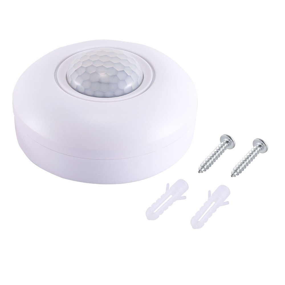 Mini Motion Sensor Light Switch, PIR Infrared Sensor, Time Delay, for LED, Bulb