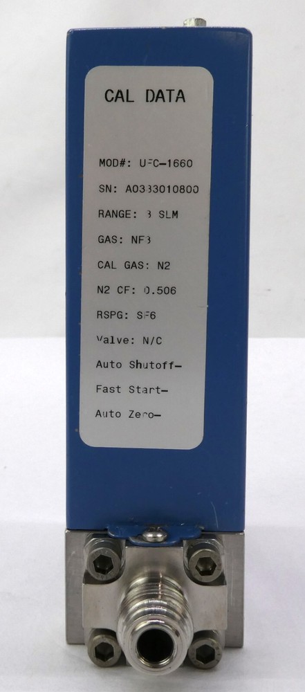 UNIT Instruments UFC-1660 Mass Flow Controller MFC 3 SLM NF3 OEM Refurbished