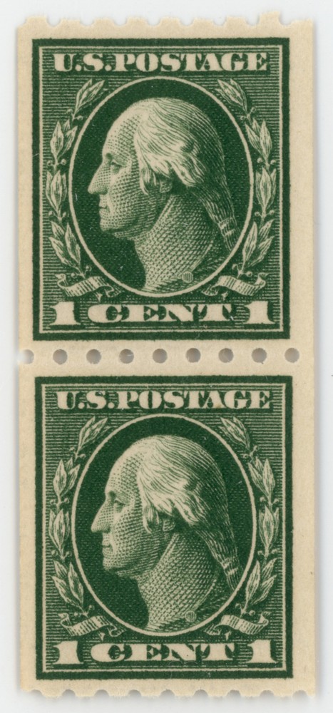 US #410 Coil Pair | Unused OG | Extra Fine