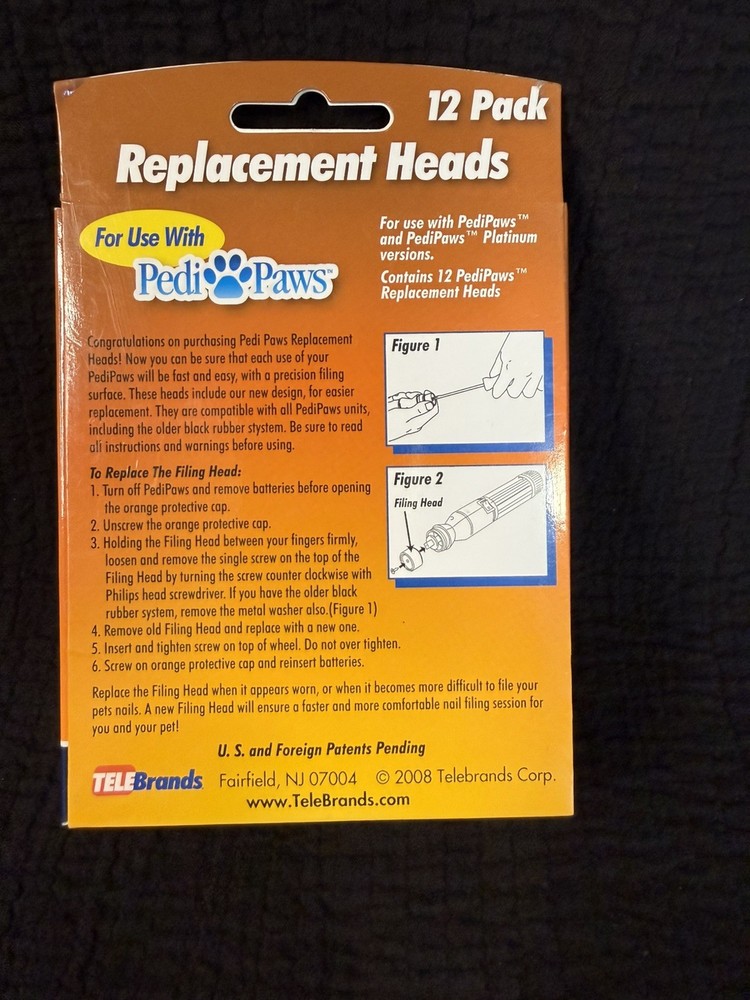 PediPaws Nail Grinder Replacement - 12 Heads
