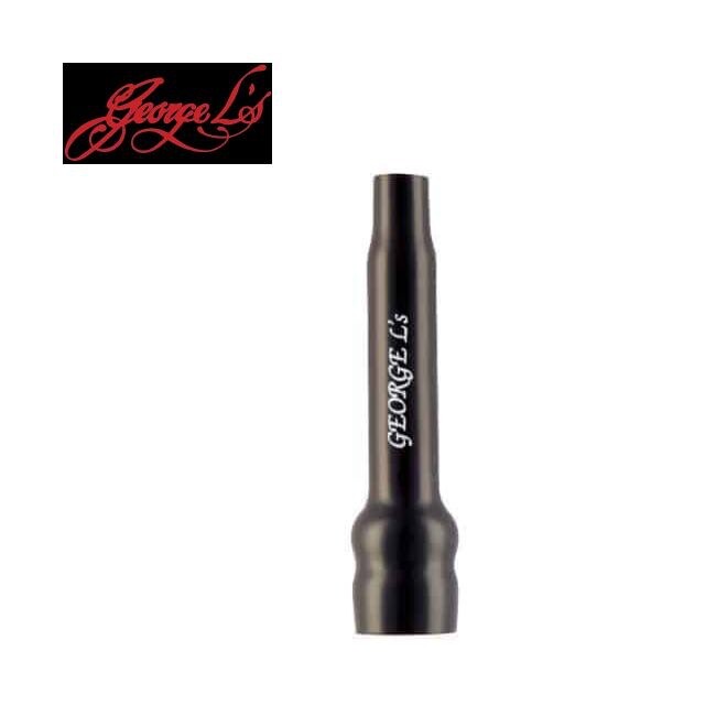 George L's 0.155" Stress Relief Jacket - Straight Plug Jacket, Black