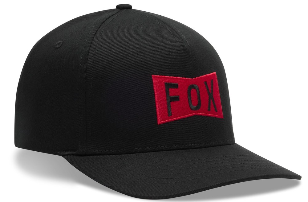 Fox Racing Typeface Flexfit Hat Black
