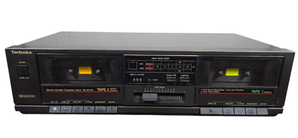Technics RS-B17W Dual Cassette Deck Tested