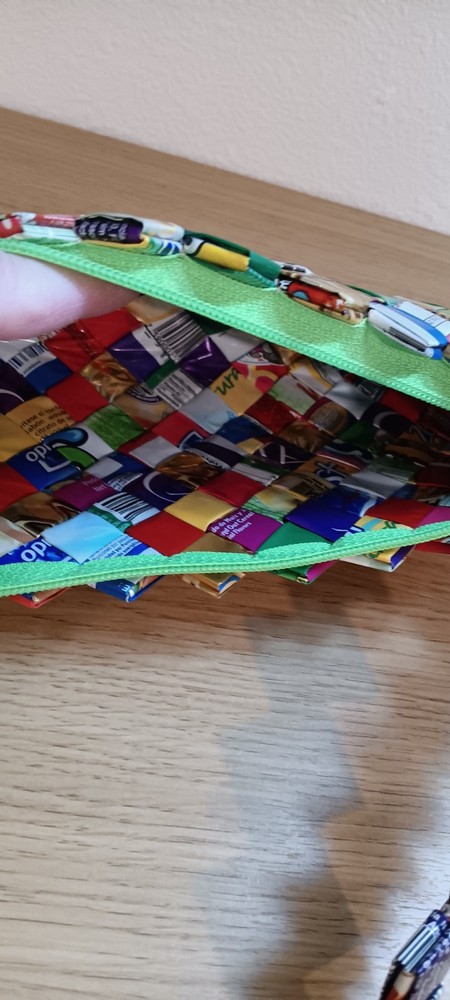 Vintage Candy Wrapper Woven Purse